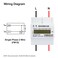 Baomain DDS2384 DIN Rail Single Phase Kilowatt Hour kwh Meter Meter 220V 20A 100A LCD Display Electricity Meter for AC Systems