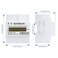 Baomain DDS2384 DIN Rail Single Phase Kilowatt Hour kwh Meter Meter 220V 20A 100A LCD Display Electricity Meter for AC Systems