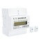 Baomain DDS2384 DIN Rail Single Phase Kilowatt Hour kwh Meter Meter 220V 20A 100A LCD Display Electricity Meter for AC Systems