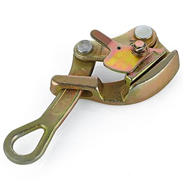 Sanbege 2T Wire Grip Cable Gripper Puller Steel Rope Jaw Pulling Tool for Zip Line Barbwire Dock Cable Rope 532 Inch to 78 Inch