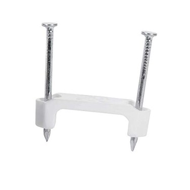 Gardner Bender PS350C Plastic Staple Secures Romex UF and NM Electrical Cable White