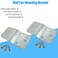 NGeGe 4pcs Wall Fan Mounting BracketUniversal Fan MountStand Bracket Kit