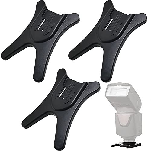 luorng Luorng 3pcs Camera Flash Stand Speedlight Hot Shoe Mount Stand