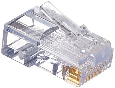 Platinum Tools 100003B EZRJ45 Cat5e Connector for Ethernet Cable Termination 100 per Box