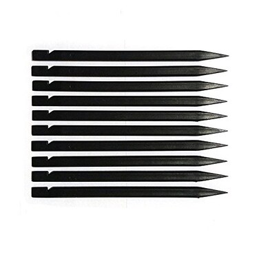 fixinus Fixinus 50 Pieces Universal Black Stick Spudger Opening Pry Tool Kit for iPhone Mobile Phone iPad Tablets Macbook Laptop PC Repair