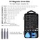 HPFIX Precision Screwdriver Sets 124Piece Computer Tool Kit with 101 Bits Magnetic Electronics Repair Tool Kit for iPhone MacBook Laptop PC Tablet PS4 Xbox Nintendo Game Console