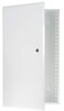 On-Q OnQ 20 Structured Media Enclosure with Hinged Cover Lock Glossy White Surface or Flush Mount