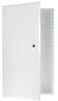 On-Q OnQ 20 Structured Media Enclosure with Hinged Cover Lock Glossy White Surface or Flush Mount