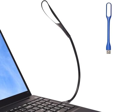 EBYPHAN Dimmable USB Lamp Flexible Keyboard Light Mini USB Light for Laptop 14LEDBead 3Level Adjustable Brightness OnOff Touch Switch Black
