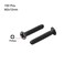 uxcell M2 x 12mm Phillips Screw Fastener Black for Laptop PC TV Fan Switch 150pcs