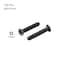 uxcell M2 x 12mm Phillips Screw Fastener Black for Laptop PC TV Fan Switch 150pcs
