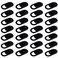 Mesee 50 Pieces Webcam Cover Slider 0027Inch Ultra Thin Web Camera Protective Privacy Covering Slide Stickers for Computer Laptop MacBook ProAir iPhone Tablet PC iPad iMac