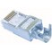Platinum Tools 202022J EZRJ45 Shielded CAT5E6 External Ground Connector 50Pack