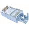 Platinum Tools 202022J EZRJ45 Shielded CAT5E6 External Ground Connector 50Pack