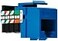 Leviton Cat 5e 8Wire QuickPort Adaptor Jack 10Pack 5G108AL5 Blue