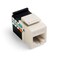 Leviton GigaMax 5E QuickPort Connector Cat 5E 5G108RT5 Light Almond