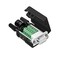 daier DB9 DSUB RS232 Adapter 9 Pin Signals Terminal Breakout Plastic Cover 2 Row Upgraded Version Female