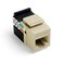 Leviton Cat 5E 8Wire QuickPort Adaptor Jack 10Pack 5G108AI5 Ivory