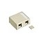 Leviton QuickPort Surface Mount Housing 2Port 410892IP Ivory
