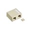 Leviton QuickPort Surface Mount Housing 2Port 410892IP Ivory