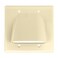 Skywalker Double Gang Bundled Cable Wall Plate Ivory
