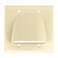 Skywalker Double Gang Bundled Cable Wall Plate Ivory