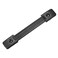uxcell Speaker Handle Pull Cabinet Grasp Strap Style Spring Steel Handle with Metal End Caps Buckle Black