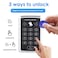 BSTUOKEY Door Access Control Keypad StandAlone Password RFID Reader5PCS Keyfob Keychain for Entry Home Security Access Controller