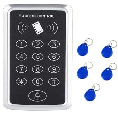 BSTUOKEY Door Access Control Keypad StandAlone Password RFID Reader5PCS Keyfob Keychain for Entry Home Security Access Controller