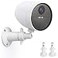UYODM 2 Pack Wall Mount Holder Compatible with SimpliSafe Outdoor Security Camera 360Rotation Security Bracket with 14 Screw Thread Camera Not Included White