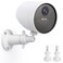 UYODM 2 Pack Wall Mount Holder Compatible with SimpliSafe Outdoor Security Camera 360Rotation Security Bracket with 14 Screw Thread Camera Not Included White