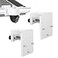 VVHOOY 2 Pack Gutter Mount Bracket Compatible with Eufy Security SoloCam S340E30E42Eufy 4G LTE Cam S330Solar Security Camera Gutter Mount HolderOutdoor No Drill Installation