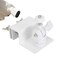Tonton Gutter Mount for Solar Panel and Outdoor Security Camera Compatible with Ring Arlo Eufy Wyze Reolink Google Nest Blink Standard 1420 Mount Up Down Version Universal Bracket White