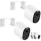 UYODM 2Pack Adjustable Metal Camera Mount for Arlo EssentialXL 2nd GenerationPro 4Pro 3Pro2ProPro 5SUltra2Ultra Mounting Bracket Outside for Arlo Camera NoDrill VHB Stick or Screws
