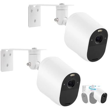 UYODM 2Pack Adjustable Metal Camera Mount for Arlo EssentialXL 2nd GenerationPro 4Pro 3Pro2ProPro 5SUltra2Ultra Mounting Bracket Outside for Arlo Camera NoDrill VHB Stick or Screws