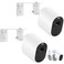 UYODM 2Pack Adjustable Metal Camera Mount for Arlo EssentialXL 2nd GenerationPro 4Pro 3Pro2ProPro 5SUltra2Ultra Mounting Bracket Outside for Arlo Camera NoDrill VHB Stick or Screws