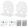 NVRTTRR CCTV Security Dome IP Camera MountingDaHua Dome Cameras BracketLShape Dome Camera Bracketwith Wall Stickers 2 Pack
