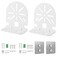 NVRTTRR CCTV Security Dome IP Camera MountingDaHua Dome Cameras BracketLShape Dome Camera Bracketwith Wall Stickers 2 Pack