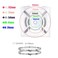 Lighfast Universal Wall Mounting Bracket with 2 Loops Vertical Pole Mount Adapter for CCTV Security Camera PTZ Dome Indoor Outdoor AP Access Point Client CPE