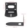 Sumnacon PTZ Camera Bracket Black Universal PTZ Camera Mount Bracket Compatible with for Various PTZ Cameras Solid Metal Wall Mounting PTZ Camera Brackets with Screws for OfficeChurch