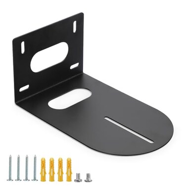 Sumnacon PTZ Camera Bracket Black Universal PTZ Camera Mount Bracket Compatible with for Various PTZ Cameras Solid Metal Wall Mounting PTZ Camera Brackets with Screws for OfficeChurch