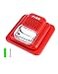 QWORK Fire Alarm 12 24V DC Wired Sound and Light Fire Alarm Warning Strobe Siren Horn Security System Sensor