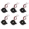 bnafes 6 Pcs DC 324V 85dB Sound Electronic Buzzer Alarm Black 23 x 12mm