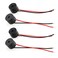 E-outstanding Eoutstanding Buzzer Alarm 4PCS DC 612V Active Buzzer Wired Mini Connector Tone Sounder Speaker Electronic Alarm Ringer Buzzers 85dB