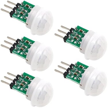 WWZMDiB 5Pcs AM312 Mini Pir Motion Sensor Module HCSR312 IR Human Sensor for Arduino