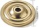 khtumeware 10 Pack Champagne Bronze Backplate for Cabinet Knobs Satin Brass Cabinet Hardware Knob BackplateBack Plate