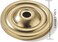 khtumeware 10 Pack Champagne Bronze Backplate for Cabinet Knobs Satin Brass Cabinet Hardware Knob BackplateBack Plate