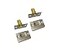 QCAA Solid Brass Adjustable Ball Catch with Strike 218 x 1 x 1516 Height 1116 Dia 2pack Brushed Satin Thicker Nickel