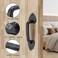WellMade Barn Door Handles 75 in Gate Handle Rustic Metal Door Pull Handle Hardware for Wooden Garden Gate Shed CabinetBlack 2 Pack