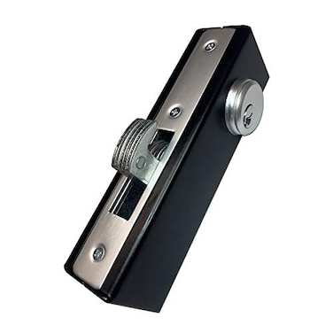 Oasis KIASET Hook Bolt Mortise Lock Weldable Steel Hook Lock for Sliding Gate Double Cylinder 118 Backset